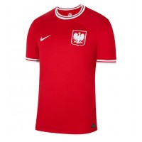 Camisa de Futebol Polônia Equipamento Secundário Mundo 2022 Manga Curta